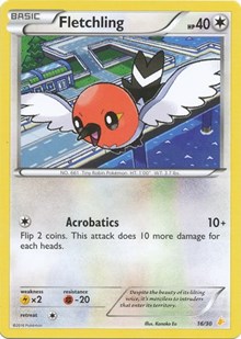 Fletchling card artwork