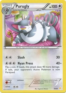 Purugly (19) card artwork
