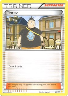 Tierno (20 - Pikachu Libre Deck) card artwork