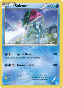 Suicune (14 - Non-Holo) card artwork