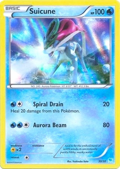 Suicune (30 - Holo) card artwork