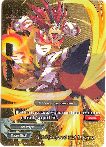 Godly-speed Bal Dragon (BR) - Buddy Rave - Future Card BuddyFight