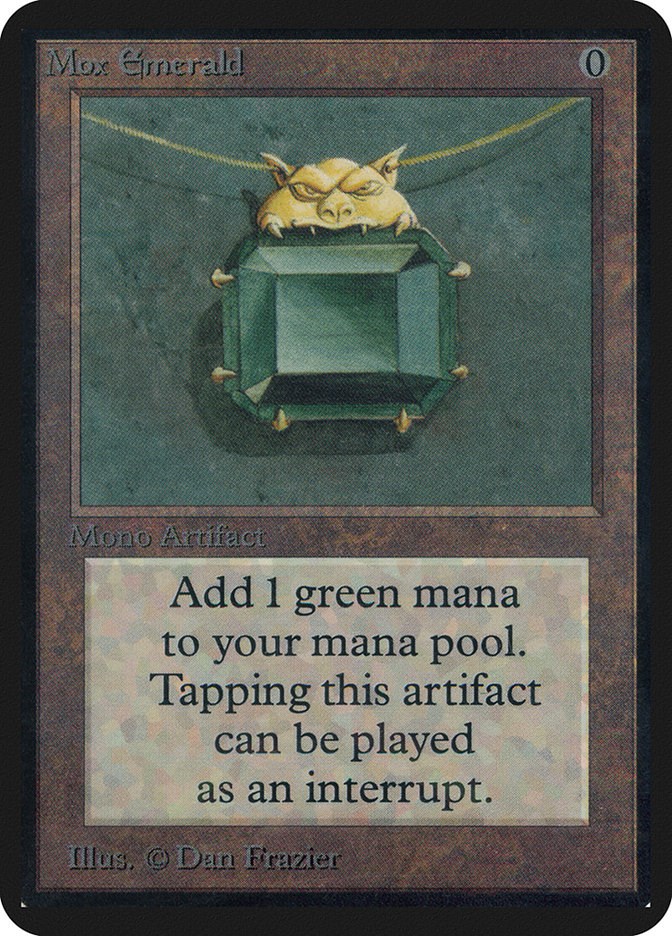 Mox Emerald - Alpha Edition - Magic: The Gathering
