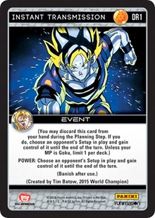 Unleashed - Panini: Vengeance - Dragon Ball Z TCG