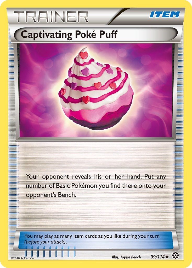 Captivating Poké Puff, XY—Steam Siege