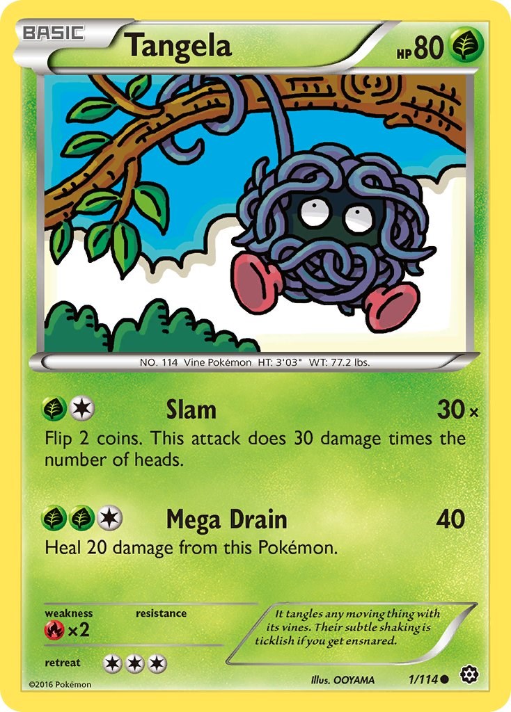 Tangela card artwork