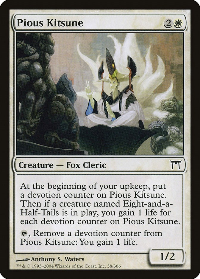 Pious Kitsune Champions of Kamigawa Magic The Gathering