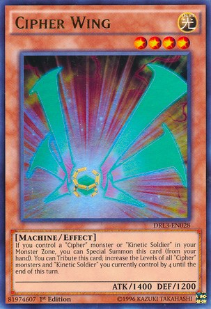 Cipher Wing DRL3-EN028 Ultra Rare Yu-Gi-Oh Card 1st Edition English Mint New 