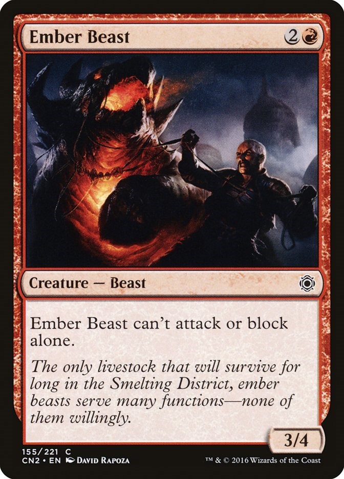 Ember Beast - Conspiracy: Take the Crown - Magic: The Gathering