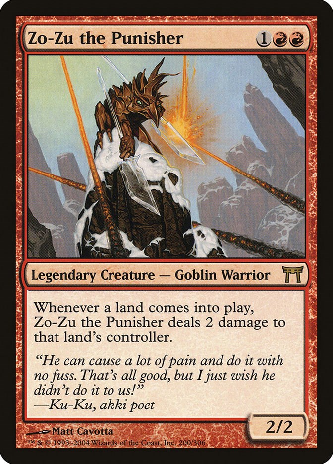 Zo Zu The Punisher Champions Of Kamigawa Magic The Gathering