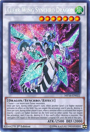 Clear Wing Synchro Dragon - 2016 Mega-Tins Mega Pack - YuGiOh