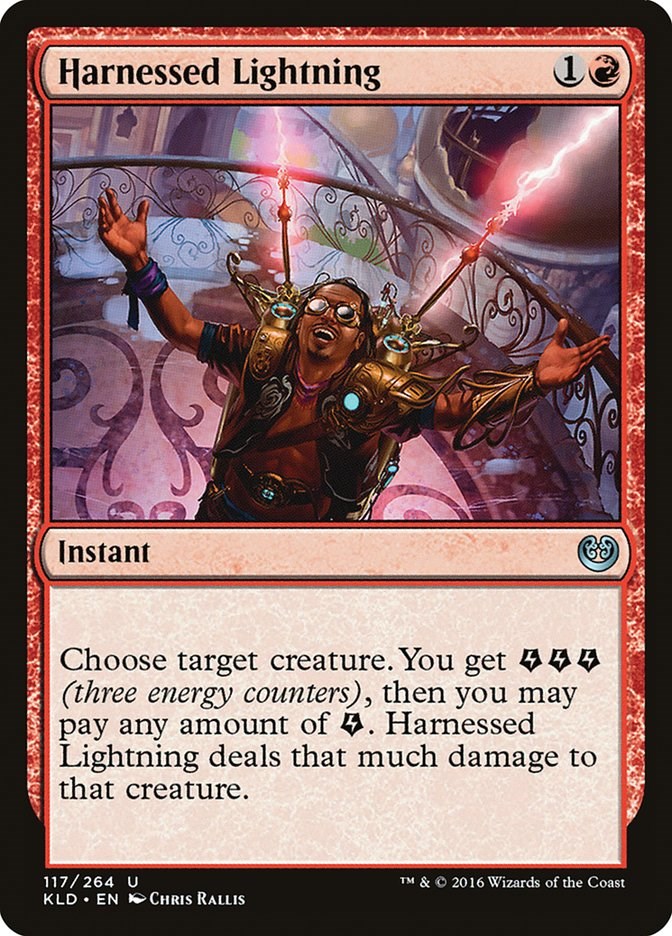 Harnessed Lightning - Kaladesh - Magic: The Gathering