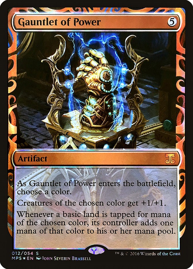 Gauntlet Of Power Masterpiece Series Kaladesh Inventions Magic   122769 