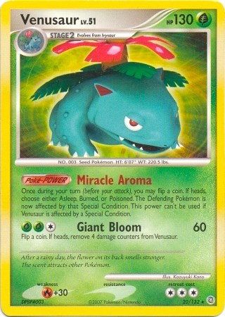 Venusaur card artwork