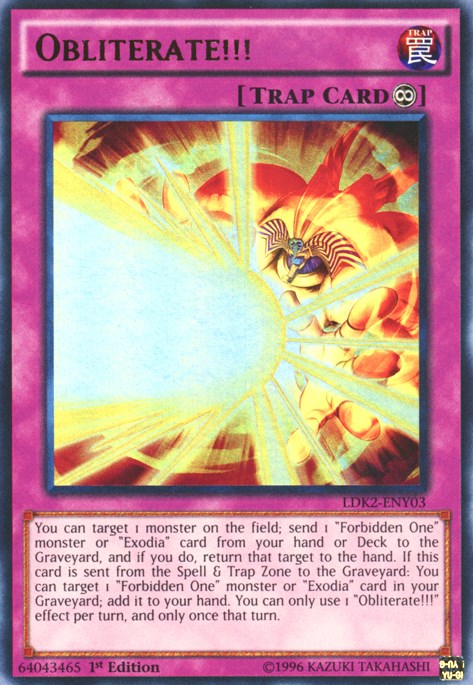 Yu-Gi-Oh! card Obliterate!!!