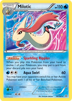 Milotic card artwork