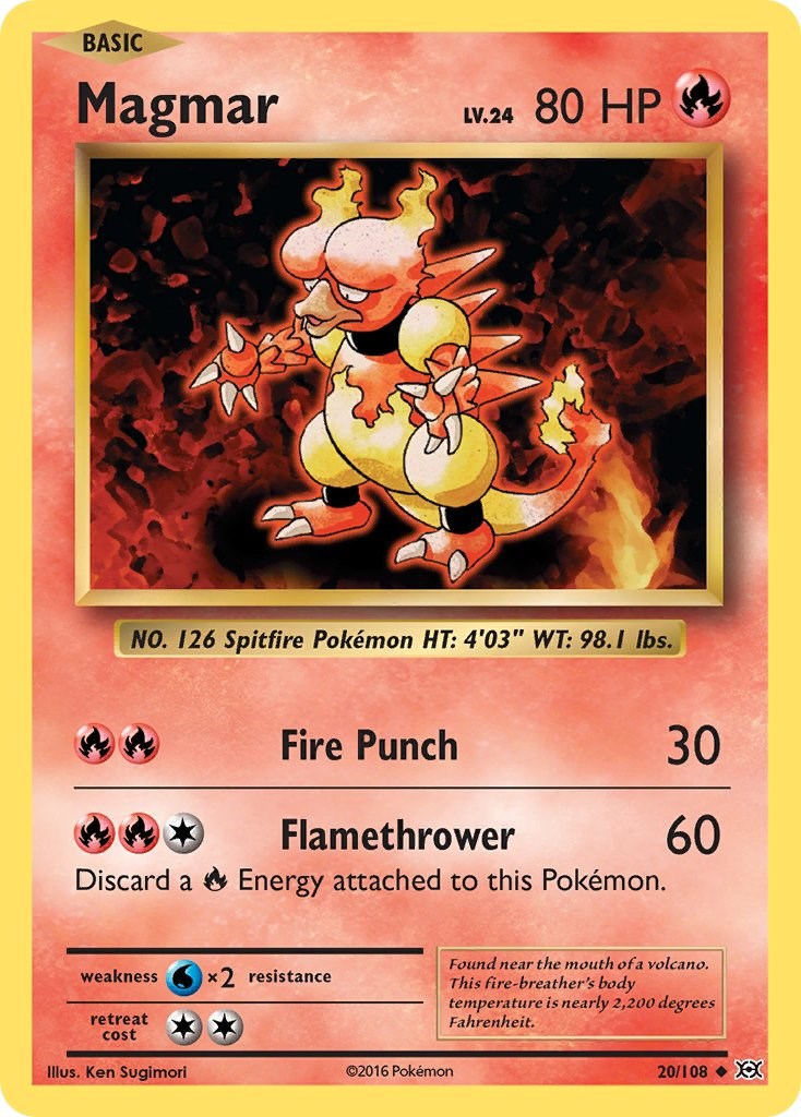 Magmar card artwork