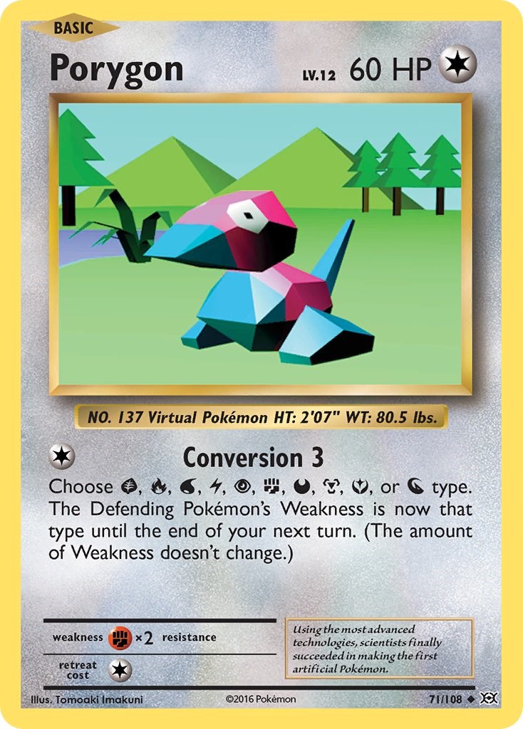 Porygon card artwork