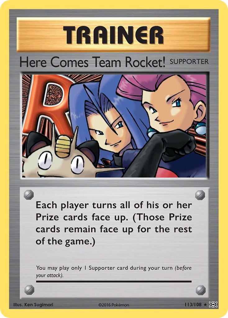 Here Comes Team Rocket Xy Evolutions Pokemon 
