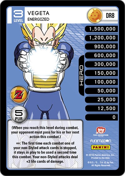 Vegeta - Energized - Panini: Awakening - Dragon Ball Z TCG