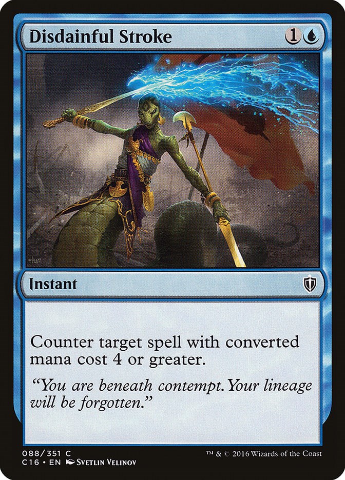 Disdainful Stroke - Commander 2016 - Magic: The Gathering