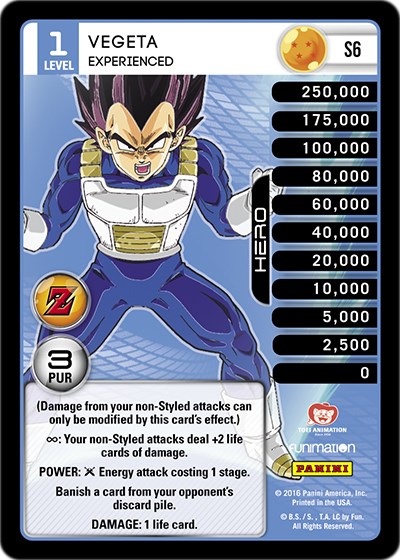 Vegeta - Experienced (High Tech Foil) - Panini: Awakening - Dragon Ball ...