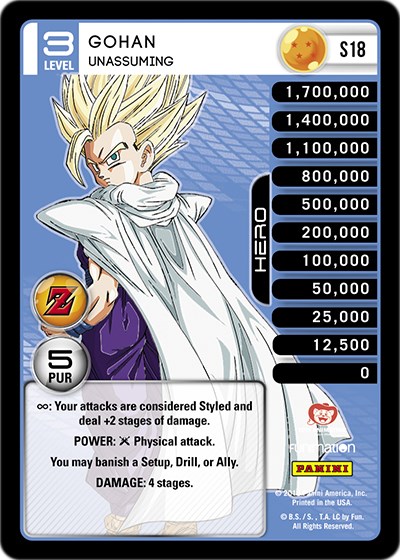 Goku - Calm (High Tech Foil) - Panini: Evolution - Dragon Ball Z TCG