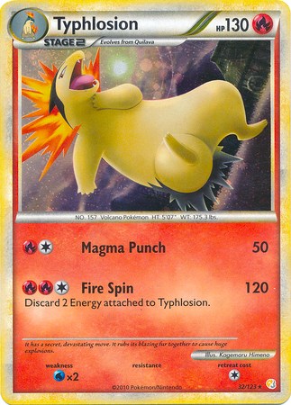 Typhlosion card artwork