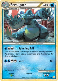 Feraligatr - 20/123 (Cosmos Holo) card artwork