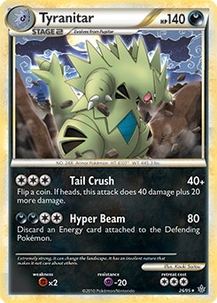 Tyranitar card artwork