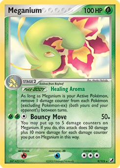 Meganium card artwork