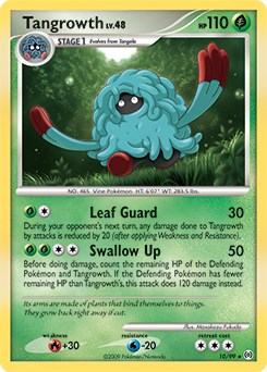 Tangrowth - 10/99 (DPPt Arceus) card artwork