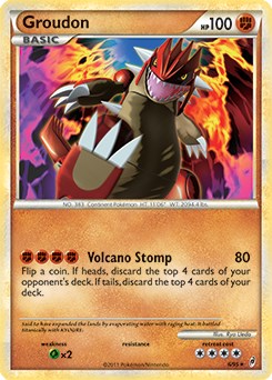 Groudon card artwork