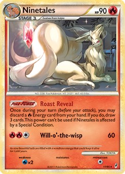 Ninetales - 17/95 (Call of Legends) card artwork