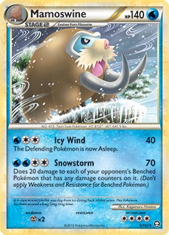 Mamoswine card artwork