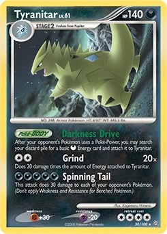 Tyranitar card artwork