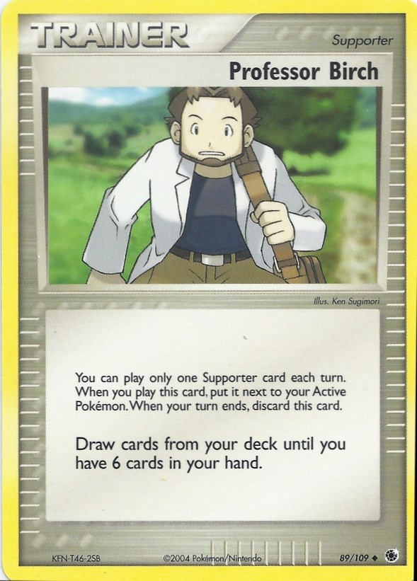 Professor Birch card artwork