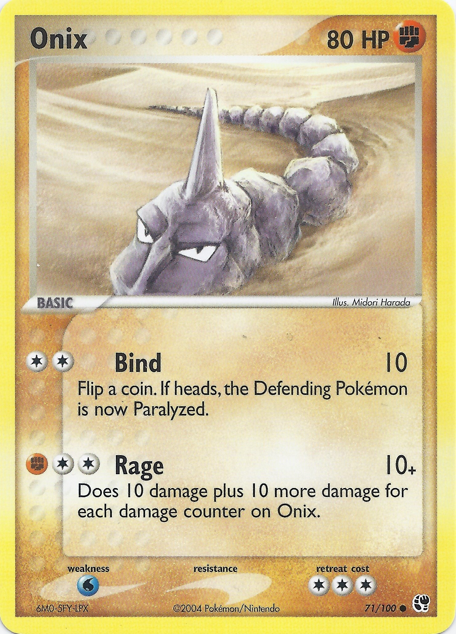 Onix - EX Battle Stadium - Pokemon