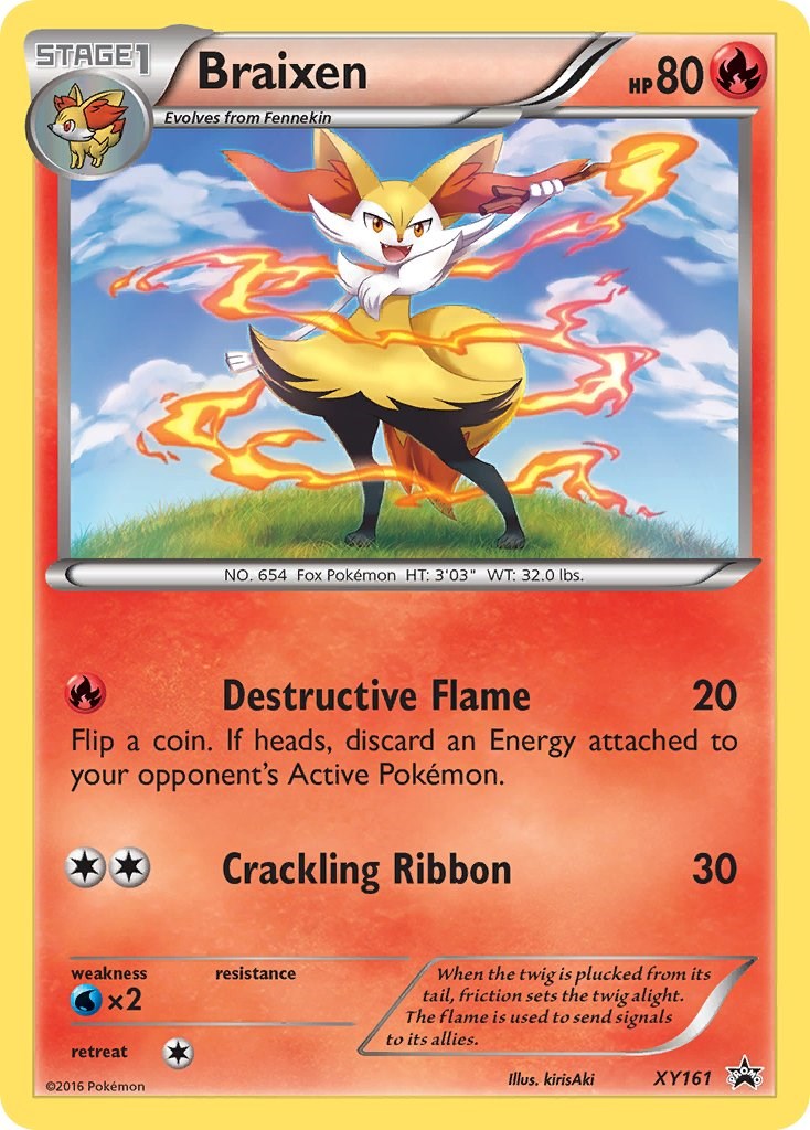 pokemon braixen card