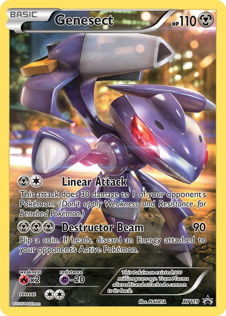 Card Pokémon Genesect Foil original e nova