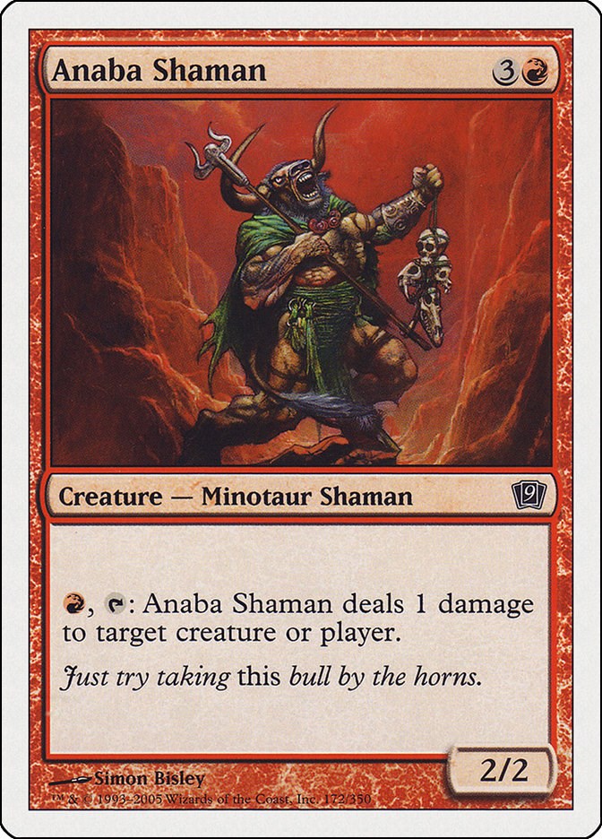 Anaba Shaman - 9th Edition - Magic: The Gathering