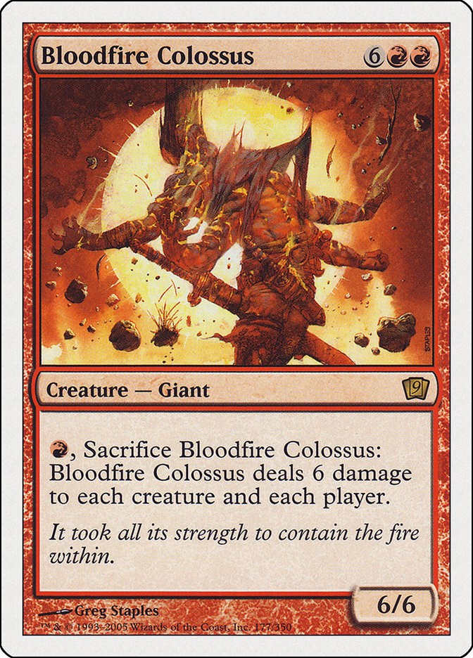 Bloodfire Colossus - 9th Edition - Magic: The Gathering