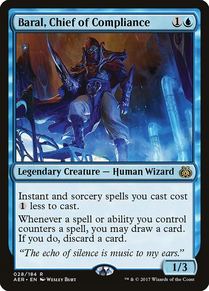 Baral Aether Revolt Chief of Compliance MTG - R 