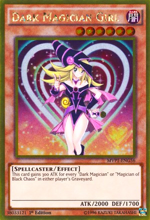 Chocolate Magician Girl Gold Rare 1st Edition NM Movie Pack MVP1-ENG52 