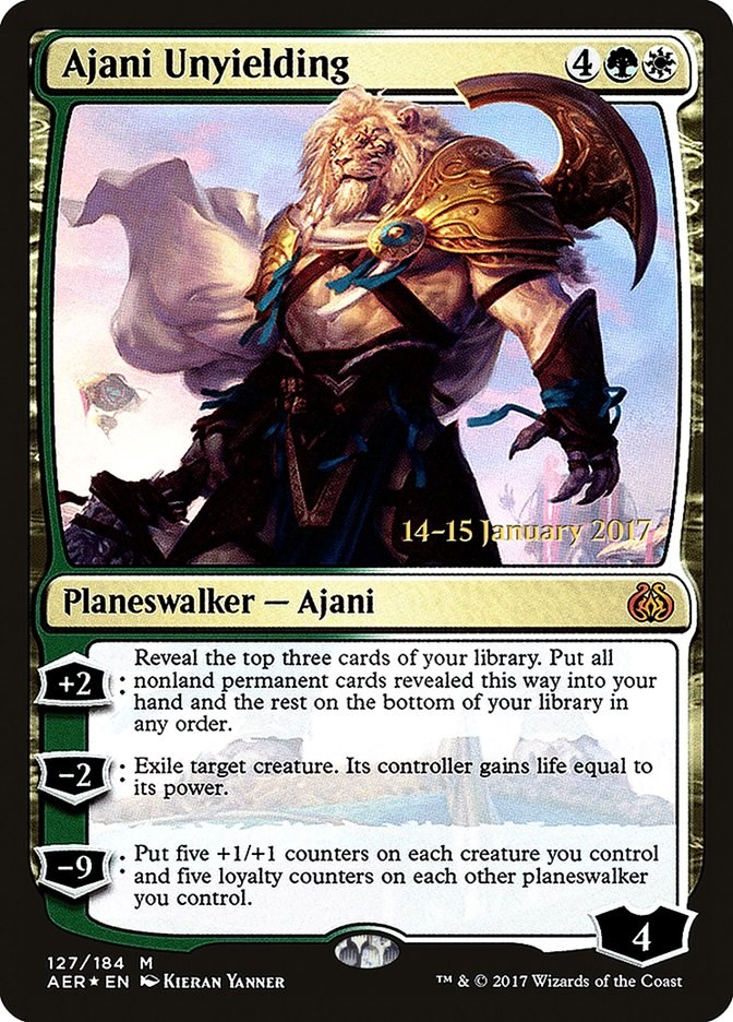 Ajani Unyielding - Prerelease Cards - Magic: The Gathering