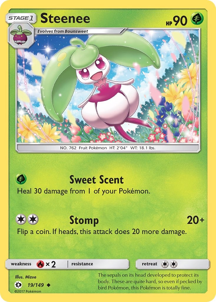 Steenee card artwork