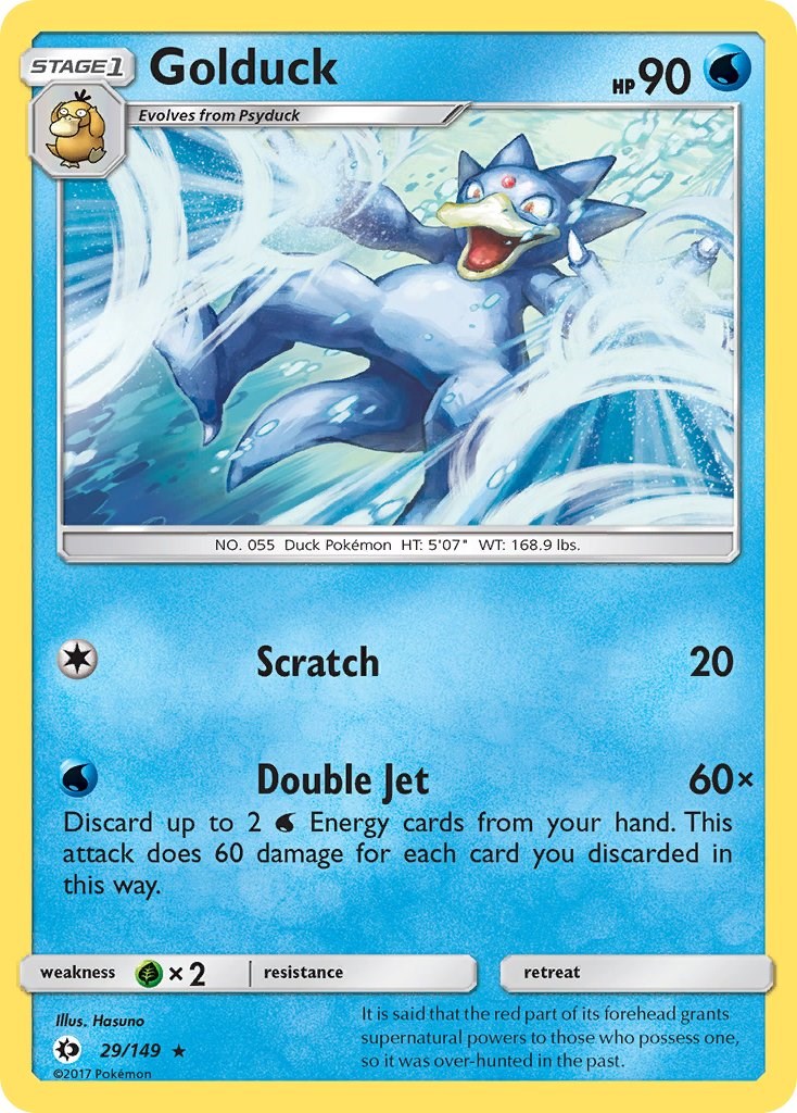 Golduck card artwork
