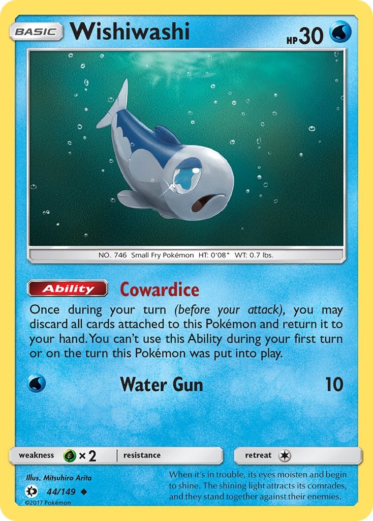 Wishiwashi card artwork