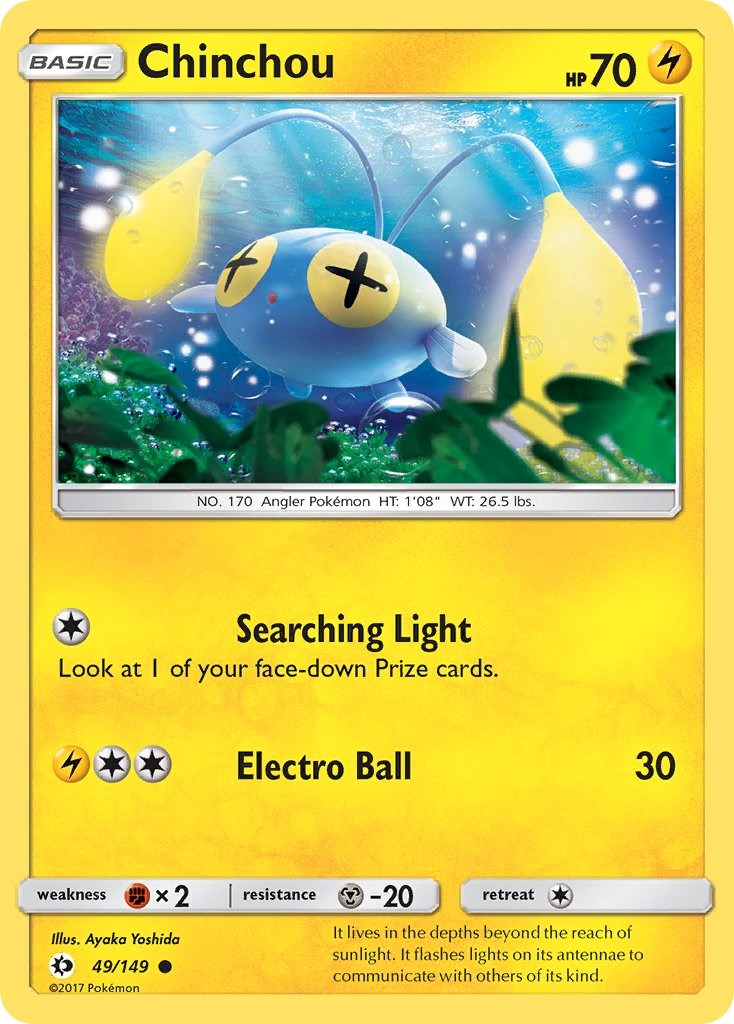 Chinchou card artwork