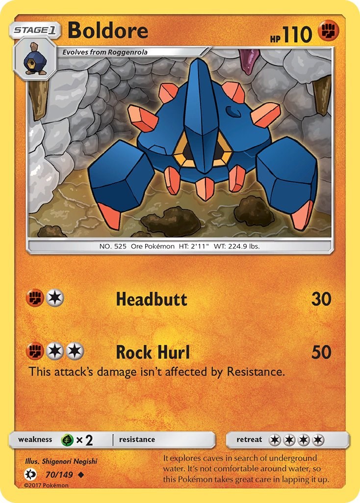 Boldore card artwork